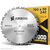 Amboss Werkzeuge HM Metall, Kreissägeblatt für Brennholz - 700 x 4.0 x 30 Z=42 WZ | Wechselzahn mit Spanabweiser | Sägeblatt Wippkreissäge