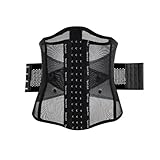 OZLCUA Unsichtbares Doppelgürtelkorsett Sommerformungsunterwäsche Abnehmende Hülle Frau Flacher Bauch Taillentrainer Body Shaper(Black,M)