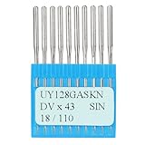 NÄHMASCHINENADELN AUS POLIERTEM STAHL, 10 STÜCK, SCHÄRFE, STICKMATERIAL