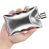 Edelstahl-Flachmann, auslaufsicherer Behälter, 170 ml, für Whiskey, Weintöpfe, quadratisch, Taschen-Bierbehälter, tragbares Trinkgeschirr, tragbare Whiskey-Flasche