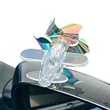 Birtern Auto-Dekorationen für den Außenbereich – Windkraft-Licht für Motorrad – Dekoration für Elektrofahrzeuge, buntes Licht, windbetriebene Flugzeugform für Limousine, Wohnmobil, LKW