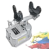 Mavdecll Pneumatic Lack Shaker Mixer, 1-5L-Farbschwächungsmaschine, 15 Min/Eimer, 0-500-mal/min Frequenz, Mit 80-250 Mm Einstellbarer Klemme, Für Farbe, Aquarell, Nagellack, Nagellack