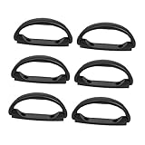 IWOWHERO 6er Set Lautsprecher Griffe Für Tragbare Subwoofer Robuste Schwarze Griffe Für Outdoor Lautsprecher Und Bassboxen