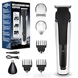 elestyle Barttrimmer Herren, All-In-One Rasierer Herren Elektrisch, Haarschneidemaschine, Bartschneider Herren, Barttrimmer Herren, Trimmer Herren, 90 Min Kabellose Laufzeit, Wiederaufladbar