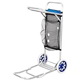 Aktive 62683 Tischwagen für den Strand, 42 x 100 x 50 cm, 2-in-1 Transportwagen, faltbar, inklusive Tasche und Hilfsgitter, Räder 21 cm, Rahmen und Platte aus Aluminium, maximale Traglast 20 kg