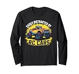 Leicht abgelenkt durch RC Cars Racing Langarmshirt