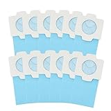 Smilefil 12 Stück Papierfilter Staubsaugerbeutel kompatibel mit Makita DCL182, CL107, CL072, CL102, BCL142, BCL182 Staubsauger Part No.194566-1 198744-5 198745-3