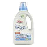 Klar eco Sensitive Universalwaschmittel Waschnuss 6x750ml, ohne Duft, 16 Waschladungen, für Allergiker, vegan