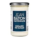 JEAN BÂTON - Mayonnaise Organic NO Sugar | Mayonnaise hergestellt aus 100% biologischen Zutaten. Laktosefreie Bio-Mayonnaise ideal zu Salaten, Sandwiches oder als Dip | Inhalt: 245ml