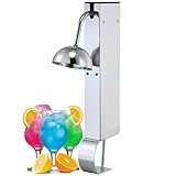 vnmudzeo Co2-Bierglas-Gefrierschrank, 6 Sekunden SchnellküHlung, -45 °C, Edelstahl-Saftglas-Gefrierschrank, Integriertes Led-Neonlicht