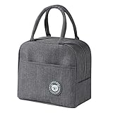 YAOJIWANG Thermal Bag mit Isolierschicht, Lunch Basket, Mini isoliert Picknick Carry Case Angebot, Portable Cold Lunch Bag, Bento Tasche - für Frauen, Männer, Schule und Büro Mädchen Kinder Deals (A)