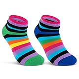 2 | 4 | 6 Paar Damen THERMO Socken Innenfrottee warme Wintersocken Umschlagsocken Bunte Ringel 12790 WP (2 Paar 39-42)