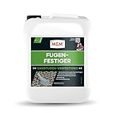 MEM Fugen-Festiger für Sandfugen und zur Sanierung von Fugenrissen, Einfache Anwendung, Gegen Unkrautbewuchs, Wasserdurchlässig, Frostbeständig, Lösemittelfrei, 5 l weiß