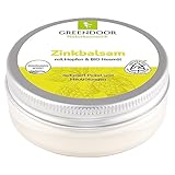 GREENDOOR Zinkbalsam Anti-Pickel Pflege Creme mit Bio Neemöl, natürliche Pickelcreme gegen unreine Haut Pickel Akne Mitesser Hautrötungen, Express Hilfe unisex, Naturkosmetik