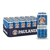 Paulaner Weißbier Alkoholfrei 0,0% • Weizenbier spritzig-mild, isotonisch • EINWEG(24x0,5l)