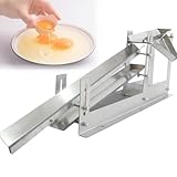 JKJZSALJ Hühnereigelb-Proteinabscheider, kommerzielle Edelstahl-Trenneier-Maschine, 500–800 Stück/H Ei-Flüssigkeitsfilter, verstellbare Höhe und Trennspalt, für Enten-Hühnereier