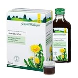 Schoenenberger - Löwenzahn naturreiner Heilpflanzensaft - 3x 200 ml Glasflasche - die wirksame Hilfe bei Magen-Darm-Beschwerden und Harnwegsinfekten - traditionell pflanzliches Arzneimittel