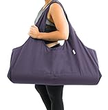 Yogiii Yogatasche YogiiiTotePro | Die Originale Yoga Tasche | Yogatasche Für Matte Und Zubehör | Yogamatte Tasche Groß Mit Seitentasche, Kaiserliches Purpur