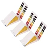 WOLMIK Lackmuspapier - 240 Stück pH Wert Teststreifen, Messbereich 1-14, Indikatorpapier für Wasser, Erde, Getränke und weiterer Substanzen (3x 80er Pack)