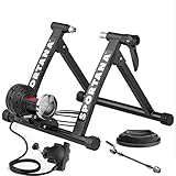 SPORTANA® Rollentrainer 6 Gänge 26-28 Zoll 150 kg belastbar Geräuscharm Stahl Klappbar Schaltung Fahrradtrainer Heimtrainer zuhause Indoor Fahrrad