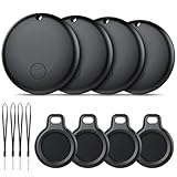 Air Tracker Tag Android Smart Tag, Schlüsselfinder KeyFinder kompatibel mit Google Mein Gerät Finden APP (Android NUR), Bluetooth Key Finder für Gepäck/Taschen/Koffer/Brieftasche (4er Pack)