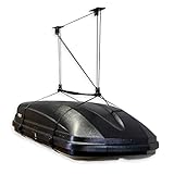 StoreYourBoard Dachgepäckbox, Garage, Deckenaufbewahrung, Überkopf-Organizer, Hebesystem, strapazierfähig, hält 68 kg