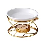 Elegante goldene Duftlampe für Zuhause, verbessert die Atmosphäre mit effizienten Aromatherapie-Diffusionen für Wohnzimmer und Schlafzimmer