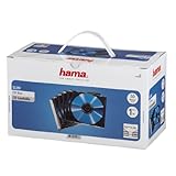 Hama CD Leerhüllen Schutzhülle (50er Pack, Slim Line, Höhe: 5mm) CD-Hüllen transparent-schwarz