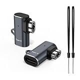 Vancle 2 Stück USB C auf SHOKZ OpenRun Pro Adapter, USB C Buchse Ladeadapter für Shokz Openrun/Shokz Openrun Mini/SHOKZ OpenRun Pro Mini Ladegeräte, [Mit Lanyard] Tragbar Ladeadapter