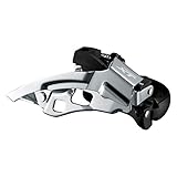 SHIMANO Deore XT Trekking FD-T8000 Umwerfer Schelle tief 3x10 Down Swing Schwarz Ausführung 63-66° Kettenstrebenwinkel 2017 Mountainbike