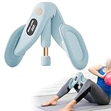 Oberschenkeltrainer, 7-16 KG Einstellbarer Widerstand, LED Beckenboden Trainer, Beckenboden Trainingsgerät Beinpresse, Multifunktionaler, Beckenbodentrainer für Frau, Beckenbodentrainer für Männer