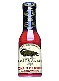 THE ORIGINAL AUSTRALIAN - Tomato Ketchup for Grownups | Scharfer Tomatenketchup mit Jalapeno-Chilischoten. Scharfer Ketchup perfekt für Hot Dogs, Burger, Pommes oder Pasta | Inhalt: 355 ml