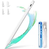 Stift für Apple iPad 2018-2025 mit Schnellladeleistung, Palm Rejection und Neigungssensitivität Pencil für ipad kompatibel mit i Pad 11/10/9/8/7/6, Pro M4/12.9/11/13' Gen, Air 3/4/5/M2/M3, mini 7/6/5