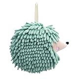 Handtücher – Handtücher für Badezimmer | Waschlappen | flauschiger Ball niedliches Badezimmer-Handtuch | Igel-Chenille-Waschlappen mit Schlaufe, dekorativ, saugfähig, Küchenhelfer für Familie, Männer
