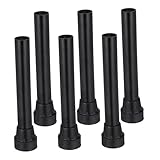 GARVALON 6 Stück Edelstahl Trampolin Bein Ersatzrohre mit Anti rutsch Gummipads Leg Covers Stabiles Einfach zu Installierendes Schutz zubehör für Trampolinrahmen