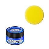 TEMOOUES Autoreibe zur Rehabilitation von Auto-Zierleisten, beseitigt Bleichen, Verblassen, wasserabweisende Schutzbeschichtung, Innen-Rehabilitationsreibung