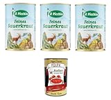 Il Picchio - Sauerkraut, Natur, 3x400 g+ Italian Gourmet polpa 400g