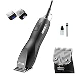 Moser Rotschopf24 Edition für Profis: Schermaschine WAHL MAX 50+ mit 2 Metallaufsteckkämmen und Rotschopf24 Tasche. Besser als Moser MAX 45+50!