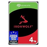 Seagate IronWolf 4TB interne Festplatte, NAS HDD, 3.5 Zoll, 5400 U/Min, CMR, 64 MB Cache, SATA 6GB/s, silber, inkl. Data Rescue Service, Data Rescue ServiceModellnr.: ST4000VNZ06