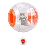 SUpoetry Hamsterkugel, Hamster Run Ball, Hamsterball, Hamster-Übungsball, Hamster Laufball, Hamster-Spielzeug, Geeignet für Hamster-Kleintiere (4,7 Zoll, Orange)