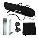 Sonnendach für Wohnmobile und Lieferwagen, mit wasserdichtem, feuerhemmendem Polyestergewebe und stabilem Drei-Stangen-Design, bietet große Schattenfläche für Wohnmobil und SUV