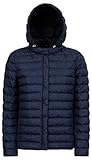 Geox Women's W Jaysen Short JKT Jacket, Navy BLAZ/Crown Blue, 42
