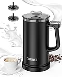 Elektrischer Milchaufschäumer mit 4 Modi, Schwarz