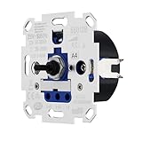 REV TECHNIK, LED Dimmer, Helligkeitsregler 5-300W, 230VAC, Trafo.: 20-300VA, Unterputz, silbern