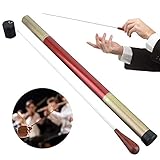 Alomejor Musik-Taktstock Dirigent Baton mit Mahagonigriff für Blasorchester, Symphony Taktstock mit Hoher Zähigkeit