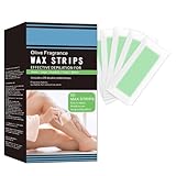 50 Stück Vliesstreifen Hautschonende für Warmwachs und Zuckerpaste Wachsstreifen Vlies Wachsstreifen Bikini Wachsstreifen für jede Art von Depilation auf Bein, Brust, Rücken & Gesicht