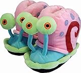 SpongeBob Schwammkopf 3D Plüsch Gary Slipper Pantoffeln Hausschuhe Gr. 38-40