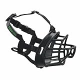 Baskerville Ultra Maulkorb, Größe 4, Patentierter Maulkorb für Hunde, Hunde können hecheln, fressen und trinken, Verhindert das Beißen und Stöbern nach Wildtieren, Ideal für mittlere und große Hunde