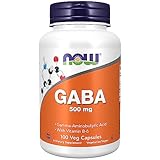 Now Foods, GABA, 500 mg, 100 vegane Kapseln, Laborgeprüft, Vitamin B6, Glutenfrei, Sojafrei, Vegetarisch