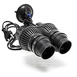 SunSun JVP-200A Strömungspumpe 5000 l/h 7 W Aquarium Pumpe mit 2 schwenkbaren Düsen und Saugnapf zur einfachen Befestigung